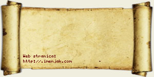 Isidora Vidić vizit kartica